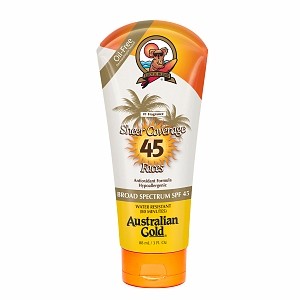 Australian Gold Faces Sheer Coverage with InvisiDry, SPF 45