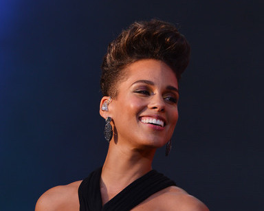 Alicia+Keys+2013+Global+Citizen+Festival+Central get the look pompadour courtesy of zimbio.com
