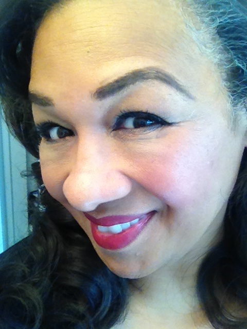 Flower Beauty Kiss Me Twice Lip & Cheek Chubby in Raisin the Roof 4