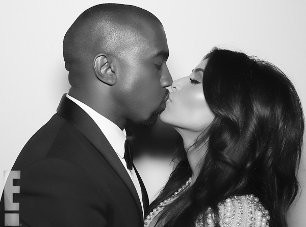 kim kardashian kanye west wedding photo