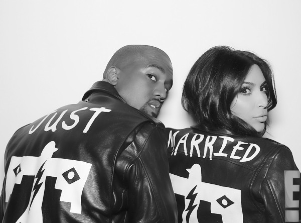 kim kardashian kanye west wedding photo