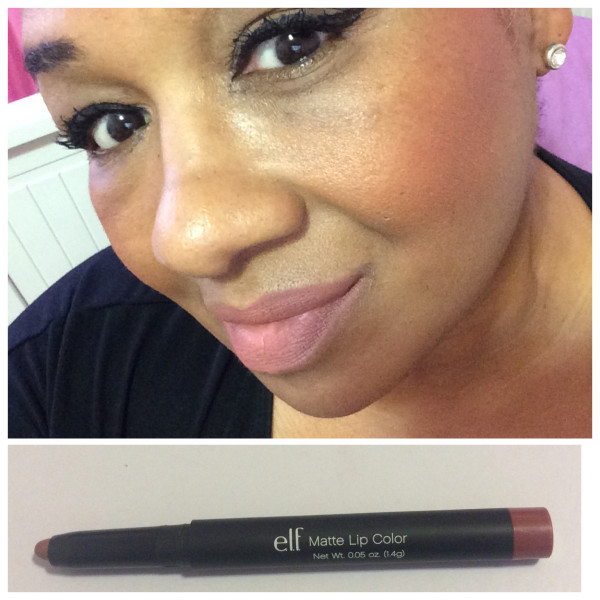 elf matte lip color praline