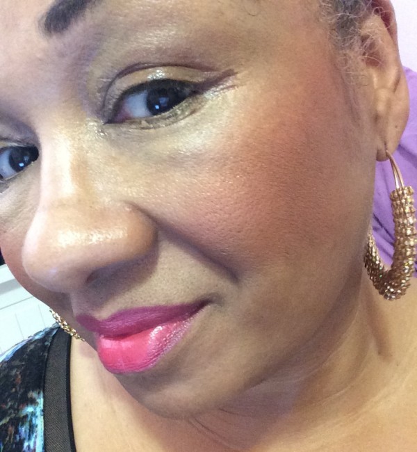 black opal baked blush hisbiscus swatch review 2