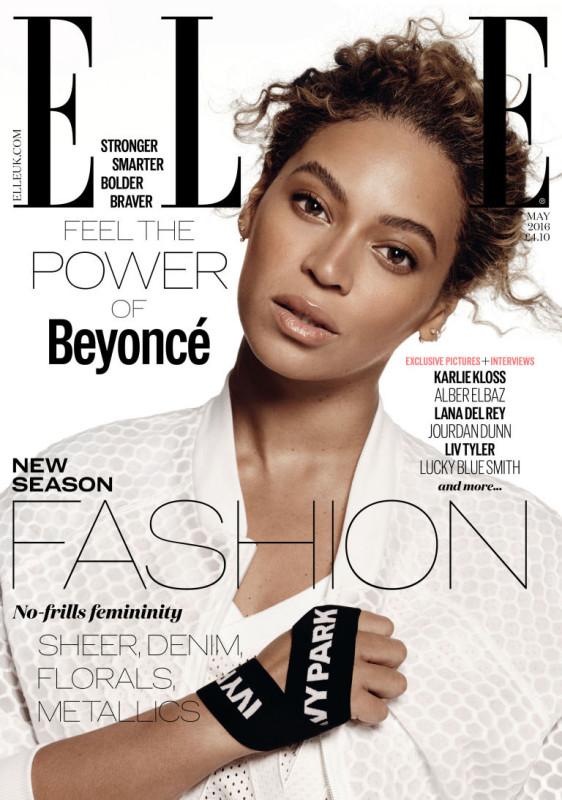 BEYONCE elle uk cover-may 2016