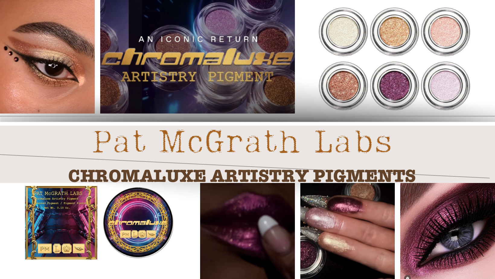 new pat mcgrath labs chromaluxe artistry pigments launch 2024