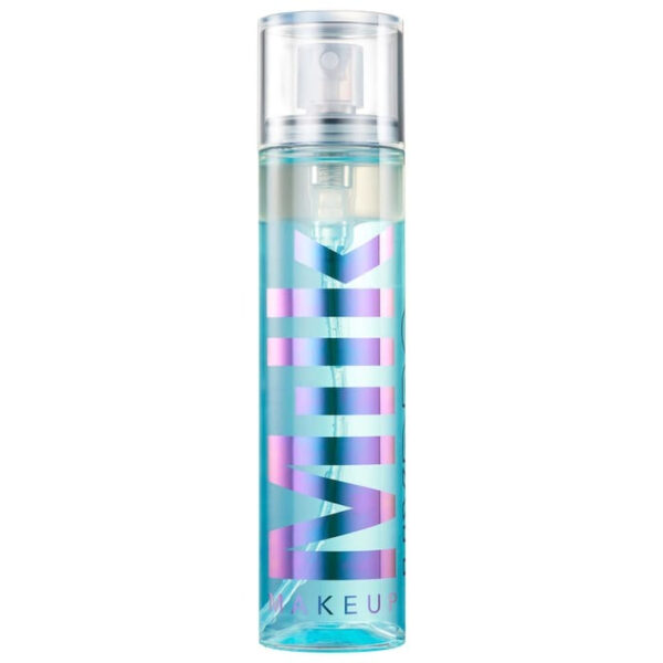 Spring Beauty makeup with Milk Makeup Hydro Grip Dewy Long-Lasting Setting Spray