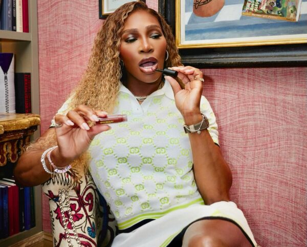serena williams wyn beauty US open 2024 new lipgloss