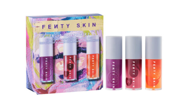 Fenty Skin Fruit Quench'rz Hydrating + Strengthening Lip Oil Trio holidaze gift set 2024