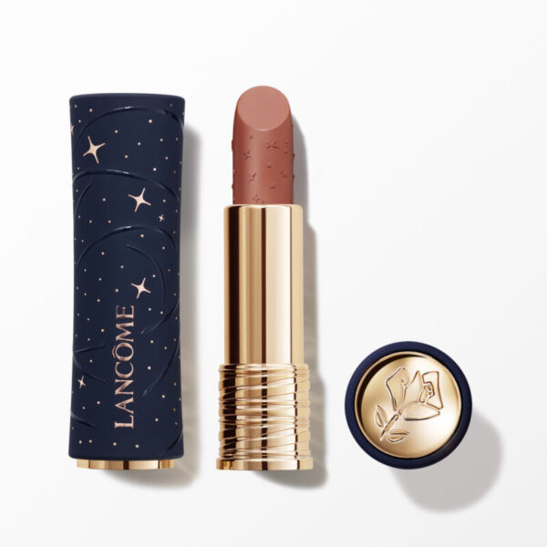 L’Ancome Absolu Rouge Holiday 2024 Limited Edition Lipstick Intimatte in 220 French Blush blingingbeauty.com gift guide