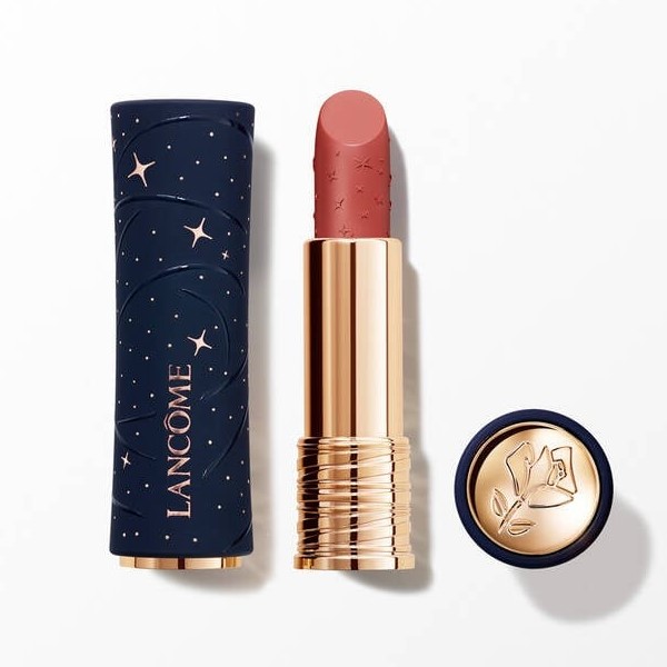 Lancome-Absolu-Rouge-Holiday-2024 limited edition lipstick in 274 Drama Matter French Tea blingingbeauty.com gift guide