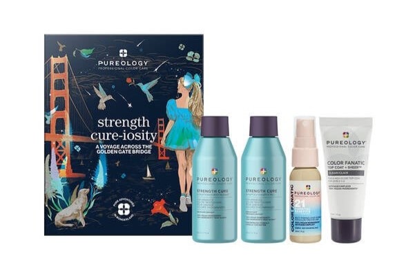 Pureology-2024-Holiday-Strength Cure-iosity Mini Holiday Gift Set blingingbeauty.com gift guide 2024