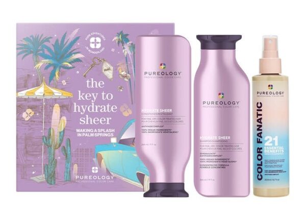 Pureology-2024 Holiday The Key to Hydrate Sheer Holiday Gift Set BLINGINGBEAUTY.COM GIFT GUIDE