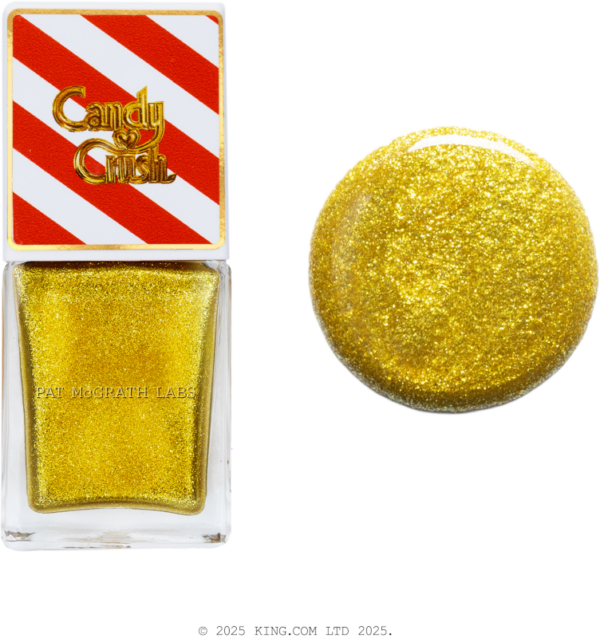 Pat McGrath x Candy Crush Sata Labs Nail Polish Gold 001