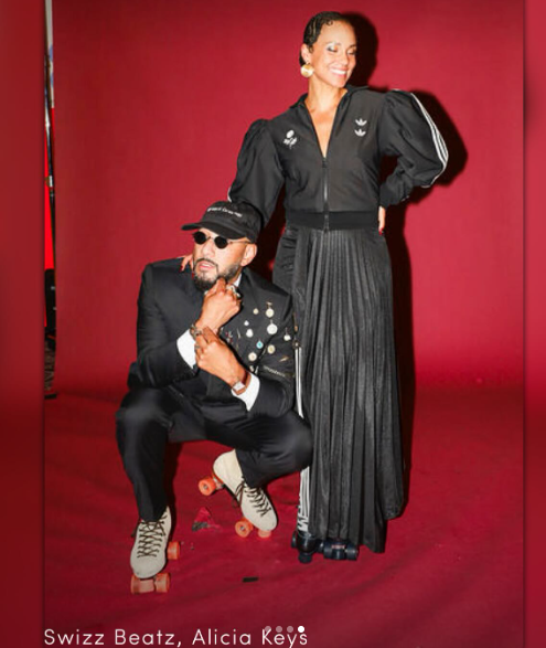 ALICIA KEYS AFTER MET GALA SKATE FASHION HAIR WITH MIZANI