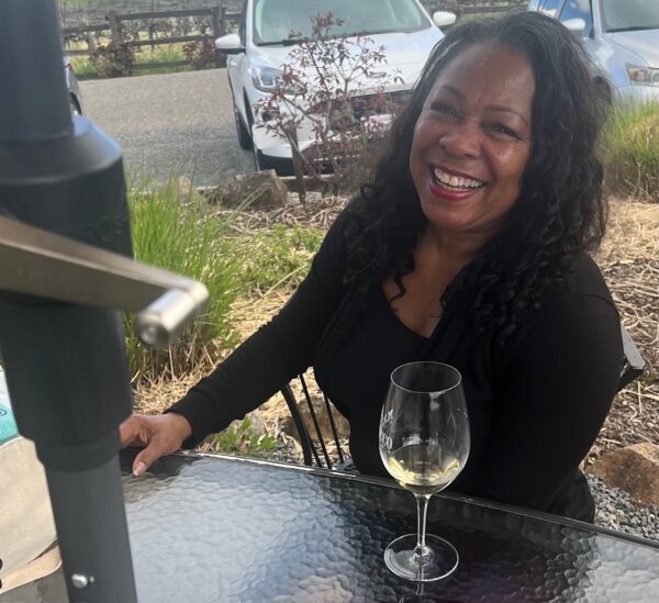 Tanya wine tasting national best friends day