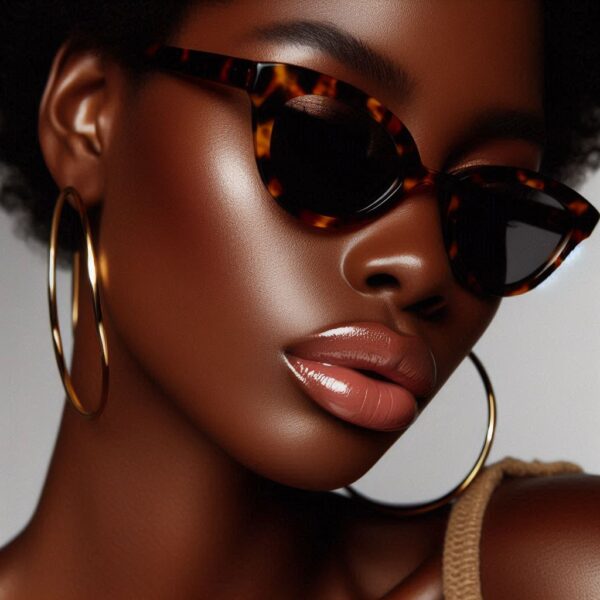 blingingbeauty.com 6 things saturday straw hat sunglasses and gold hoops 2