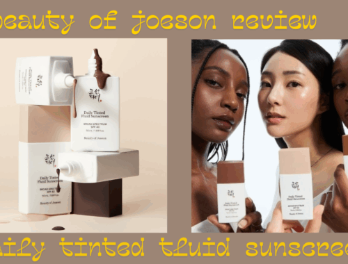 Beauty of Joeson Daily Tinted Fluid Sunscreen review