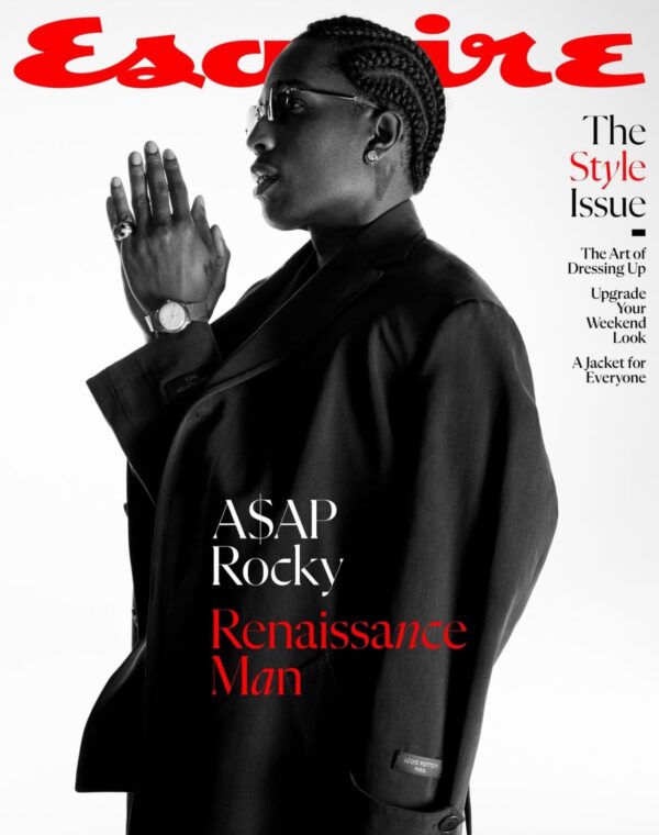 ASAP ROCKY ESQUIRE MARCH 2026 COVER PHOTO: FELIX CURRY