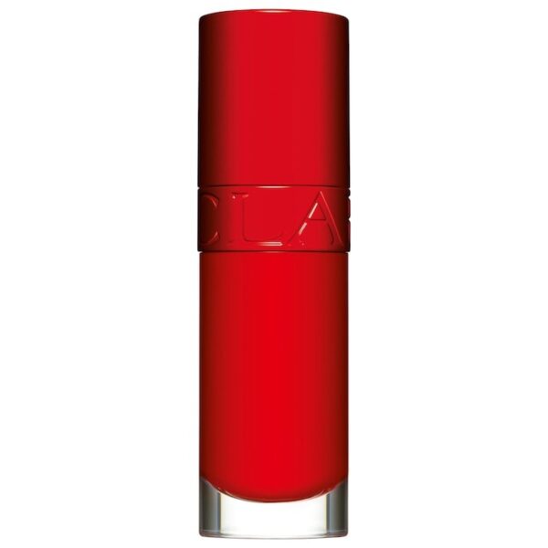 National Wear Red Day® Clarins Lip Comfort Hydrating Oil in Iconic Red