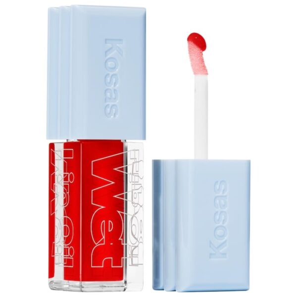 National Wear Red Day®Kosas Wet Lip Oil Plumping Peptide Lip Treatment Gloss in Slushy