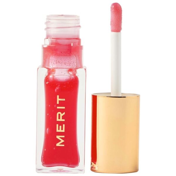 National Wear Red Day® MERIT Shade Slick Hydrating Tinted Lip Oil in Marischino