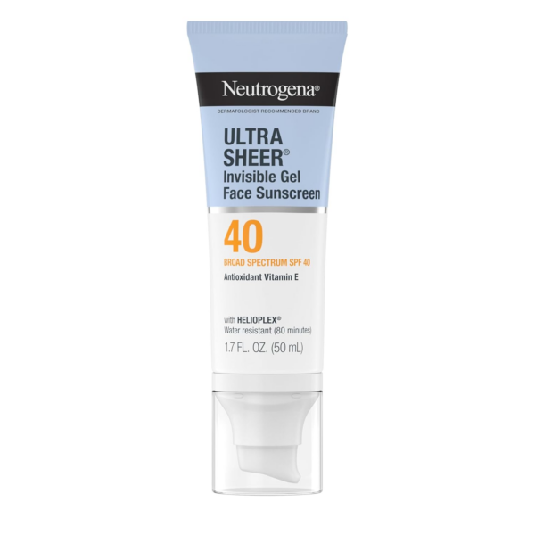 NEUTROGENA FOR COACHELLA 2026 NEUTROGENA Ultra Sheer Invisible Gel SPF 40 Facial Sunscreen