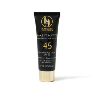 matte sunscreen BLACK GIRL SUNSCREEN MAKE IT MATTE SPF 45