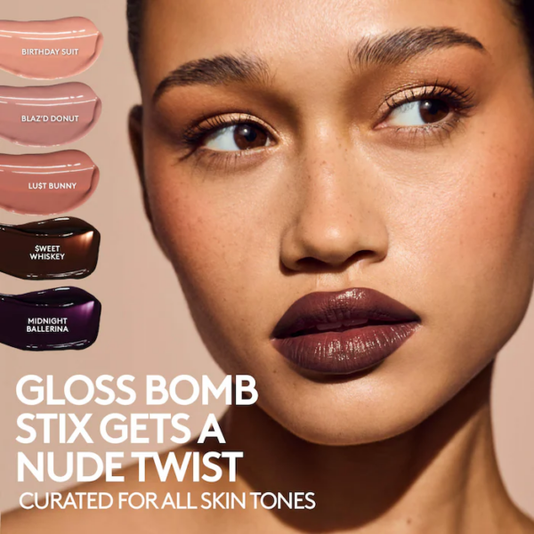 Fenty Beauty by Rihanna Gloss Bomb Get A Nude Twist Stix High-Shine Gloss Stick