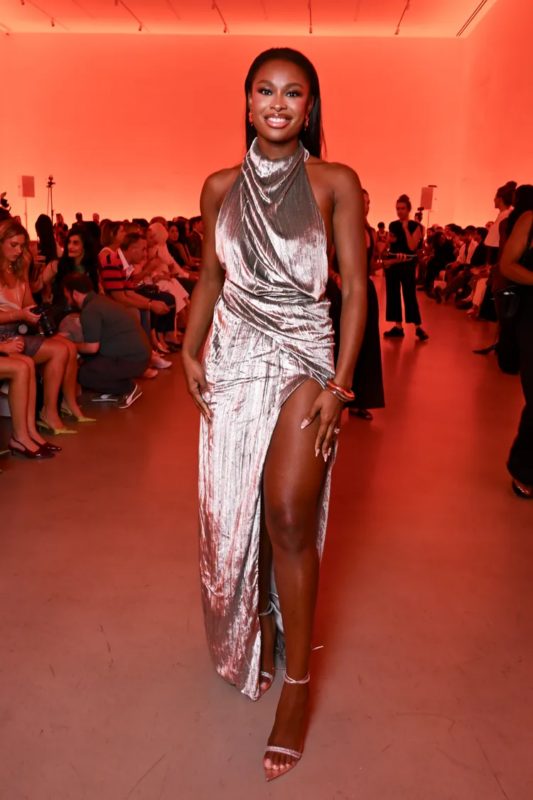 Coco Jones attends the Prabal Gurung Ready-to-Wear Spring/Summer 2027 fashion show at New York Fashion Week on September 12, 2026.Getty Images 