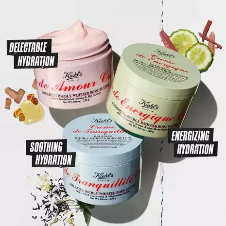 Kiehl's LLaunches Three New Scents of Creme de Corp whipped body Butter