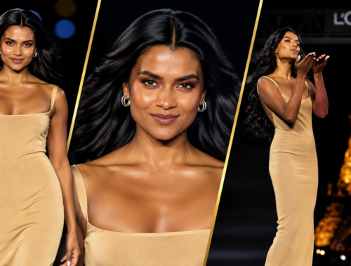 Simone Ashley’s L’Oréal Paris Le Défilé 2026 makeup and hair look